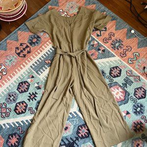 Everlane The Japanese GoWeave Short-Sleeve Jumpsuit (rare!)